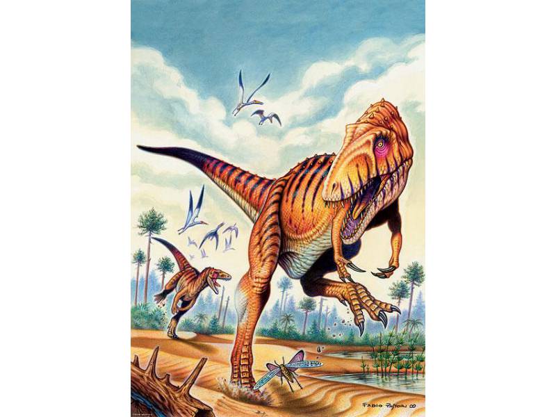 Saltriosaurus, Dinosaurier Poster von Fabio Pastori